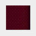 100% Silk Woven Jacquard Mens Red Pocket Square